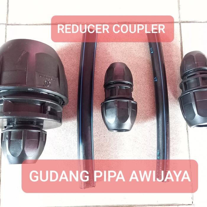 REDUCER COUPLER HDPE PIPE 2 นิ้ว x 1 1/2 นิ้ว / การเชื่อมต่อ HDPE PIPE
