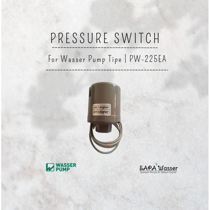สวิตช์แรงดันสําหรับแรงดันปั๊มน้ําบาดาลตื้น PW-225EA