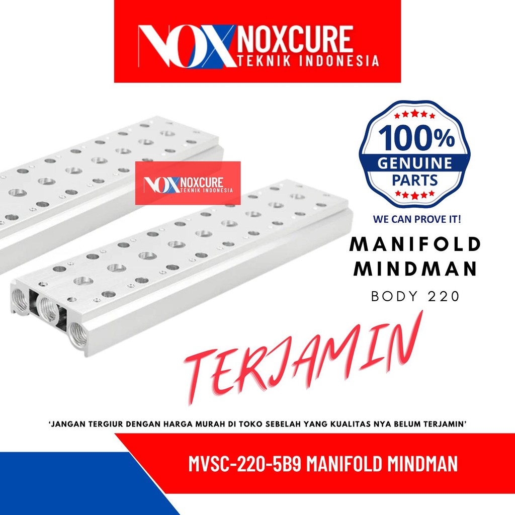 MVSC-220-5B9 MANIFOLD MINDMAN BODY 220 TYPE 9 ROWS