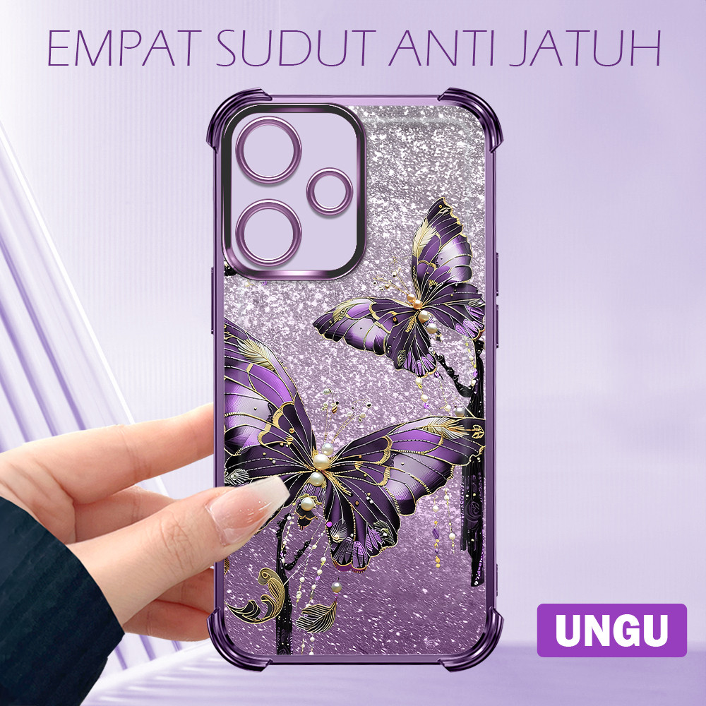 LOKAL Infinix Hot 30i สําหรับสต็อกในพื้นที่ Softcase HP กรณีเคสโทรศัพท์ Soft Soft สี่มุม Anti-Fall ป