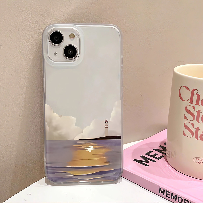 MATAHARI Soft Hot Sunset Sea Surface สําหรับ Vivo V60 Y400 V50 Y29 Y19S Pro V40 Lite 4G 5G Y28 Y15 Y