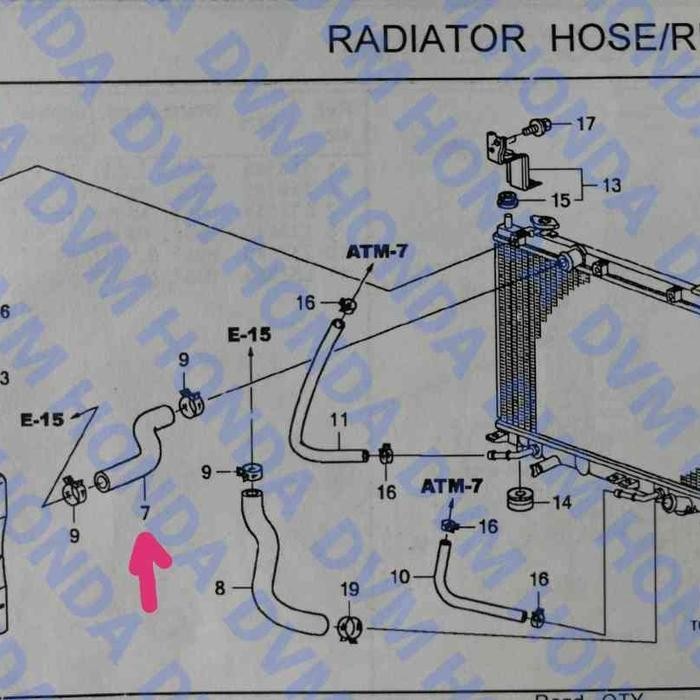 อุปกรณ์เสริมท่อหม้อน้ําบน Jazz Ge ดั้งเดิม