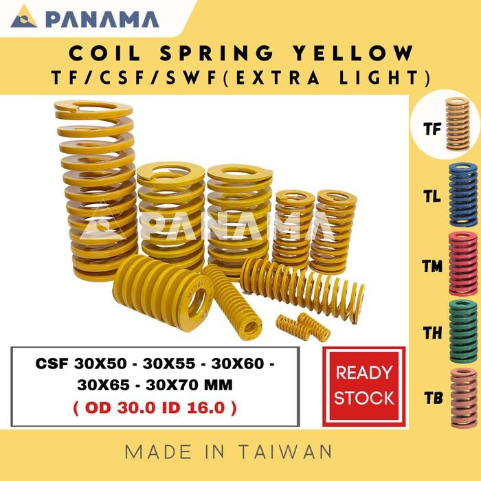 Choice- CSF 30X50 30X55 30X60 30X65 30X70 คอยล์สปริงสีเหลือง Tf / CSF / Swf