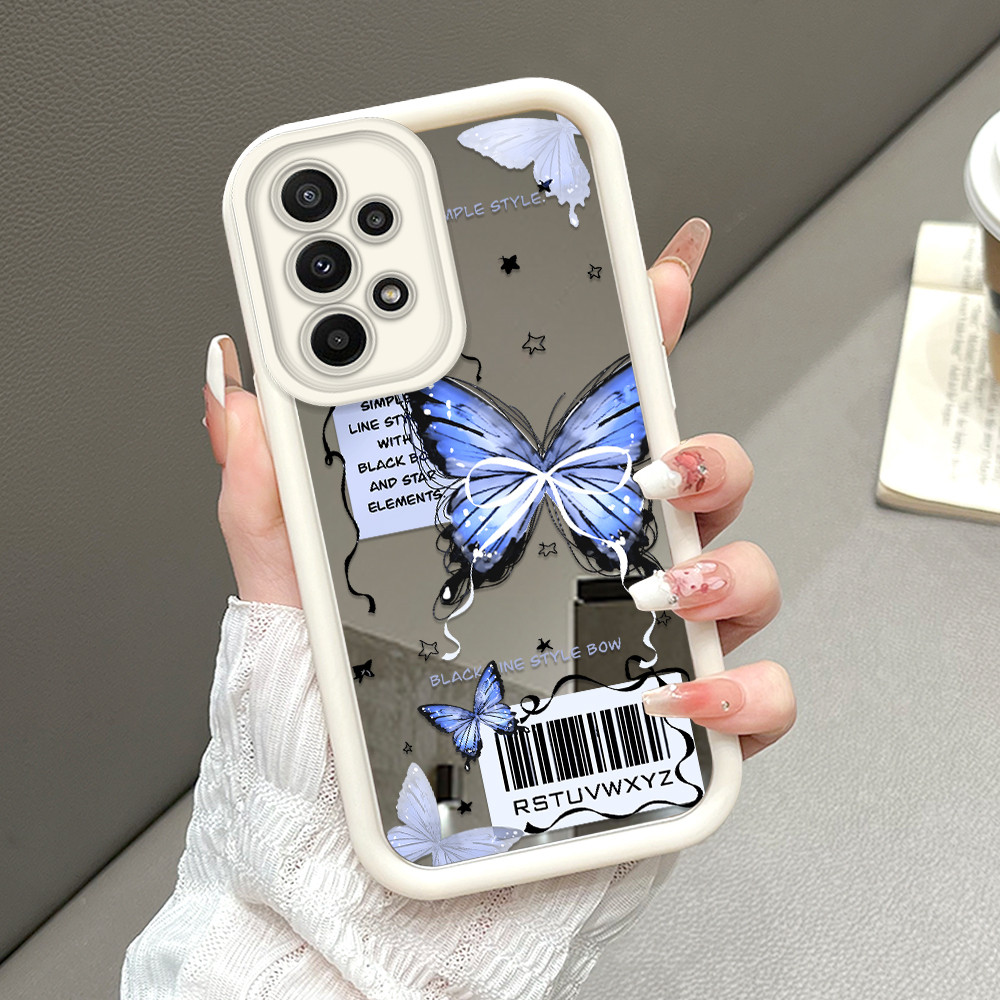 ใช้งานร่วมกับ Samsung Galaxy A23 4G 5G สําหรับเคสโทรศัพท์ Softcase Handphone ปลอก Cassing Hp Kesing 