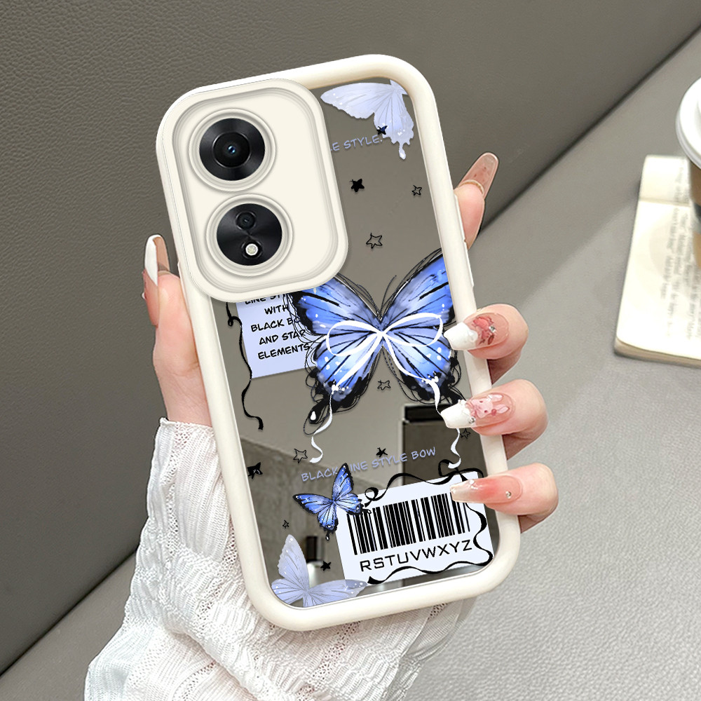 HP เข้ากันได้กับ OPPO A78 A58 5G เคสโทรศัพท์ Softcase Handphone Cassing Kesing 8642 JZ