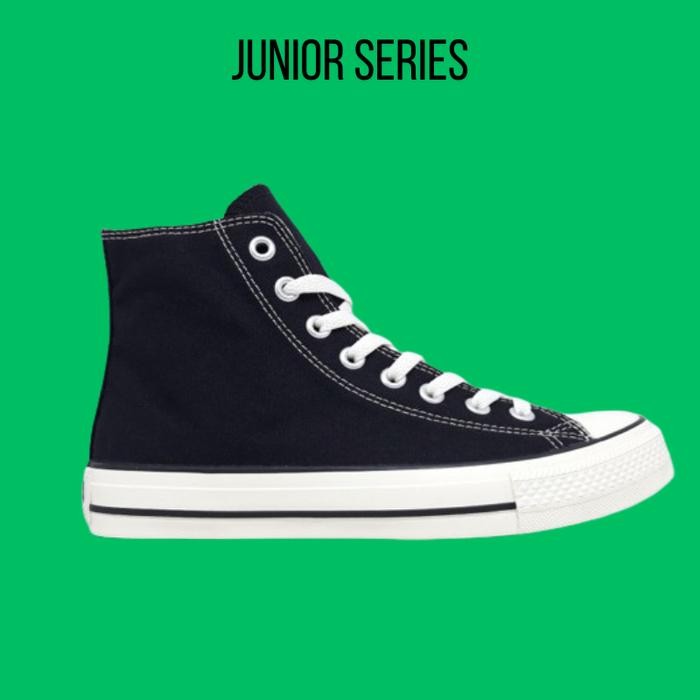 รองเท้า Carviil - Ventela Junior Ethnic Hight Black Natural Shoes Ventela Elementary School รองเท้าเ