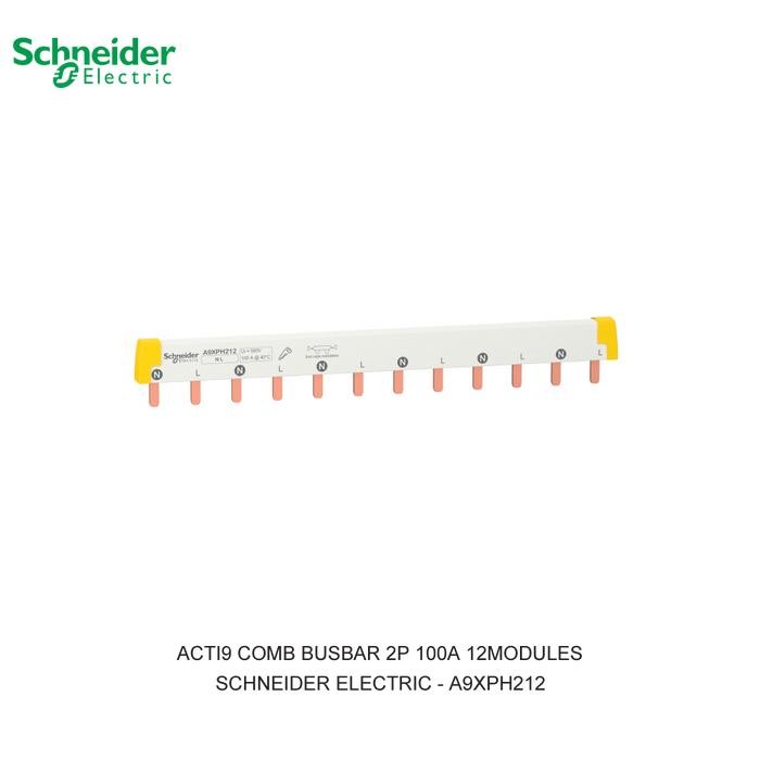 ACTI9 COMB BUSBAR 2P 100A 12MODULES