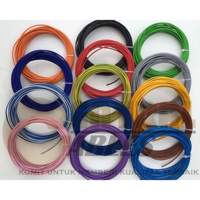 SNI CENTRAL NYAF CABLE 1X0.5 Sqmm 300/500V 100 เมตร ( RV / H05V-K 1 X 0.5 0.5 1X0.5)