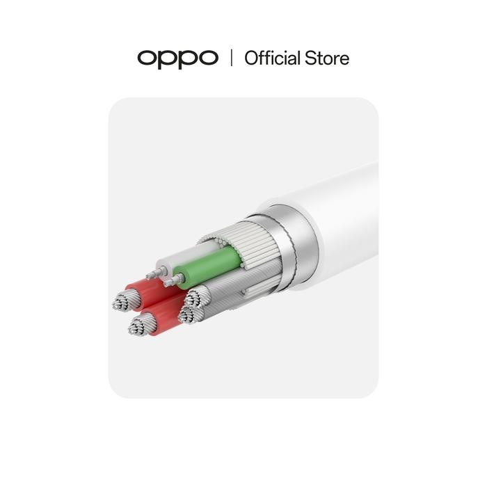(Allthebest) สาย OPPO VOOC TYPE-C DL129 สีขาว