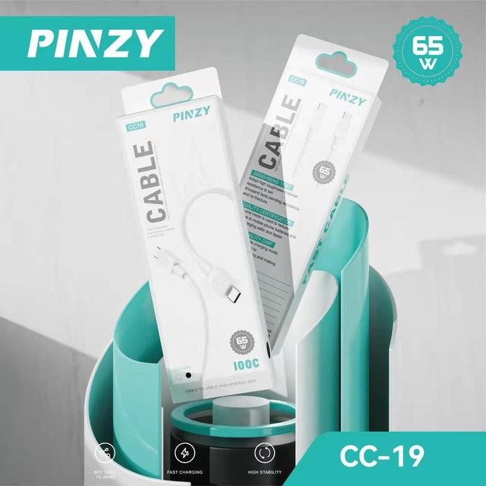 (Allthebest) PINZY CC19 Type C to C PD 65W Fast Charging Data Cable
