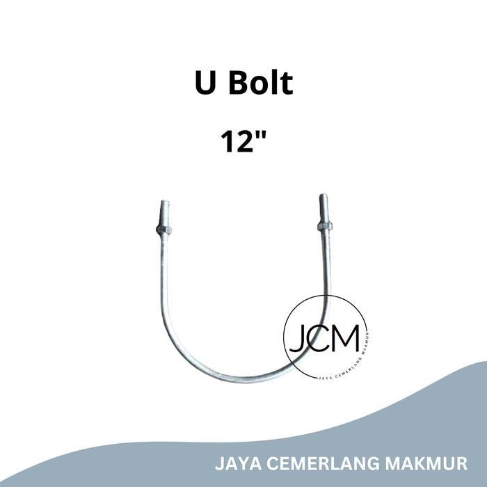 U BOLT 12" INCH / GALVANIZED IRON U CLAMP 12" / GALLOWIZED U CLAMP 12"