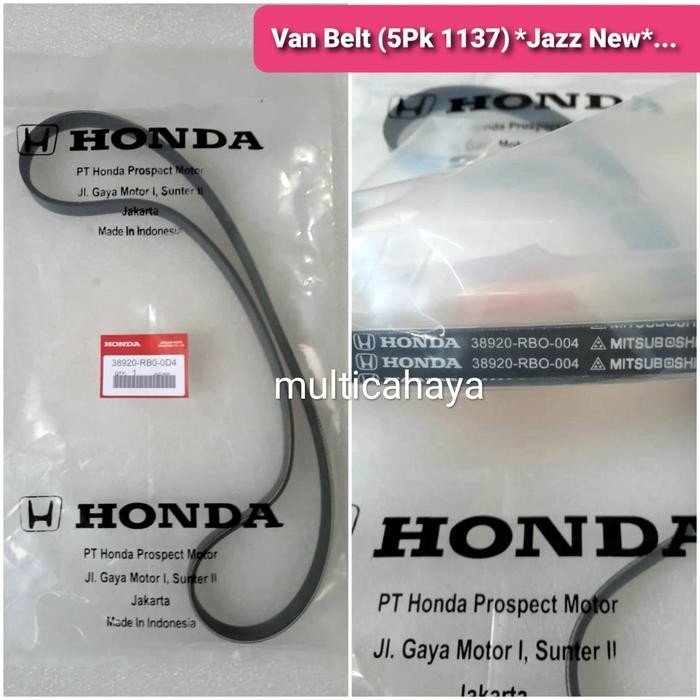 BEST HONDA JAZZ NEW VANBELT (5PK1137) 38920-RBO-0D4