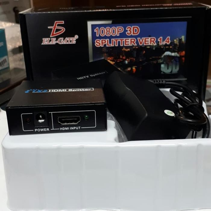 โครงการ - Hdmi Spliter 2 Port 3D Hd 1080P Spliter V 1.4 + อะแดปเตอร์