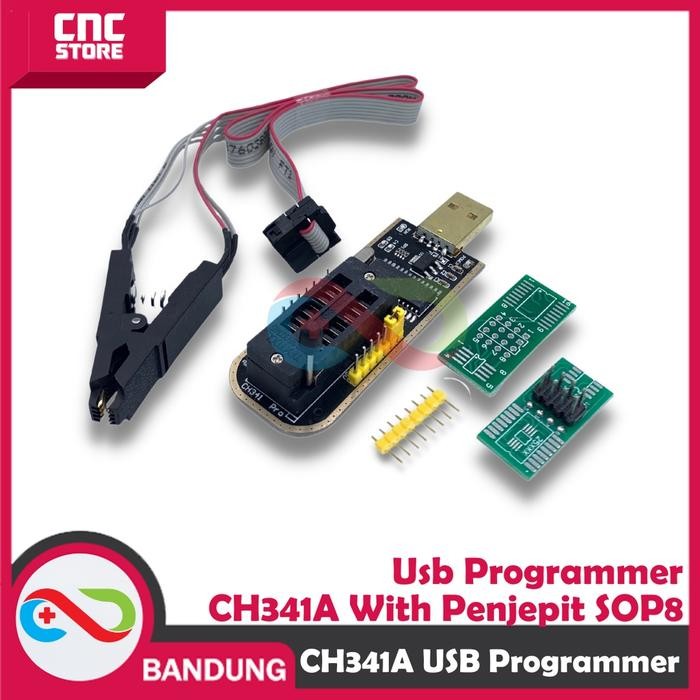 [ผู้เชี่ยวชาญ] USB PROGRAMMER IC EEPROM CH341A PLUS SOP8 FLASH BIOS CLAMP