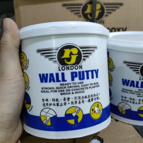 Wall Putty สีโป๊วผนังไม้อเนกประสงค์ RJ London Putty (1Kg / 1 Kilo) *