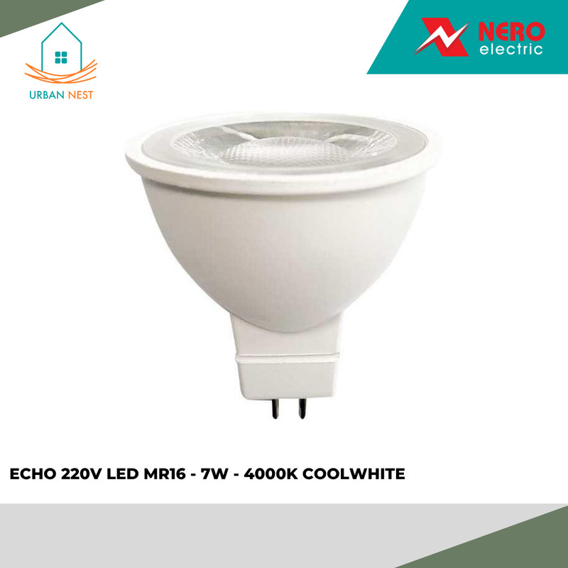 NEROLIGHT ECHO 220V LED MR16 - 7W - 4000K COOLWHITE ERO