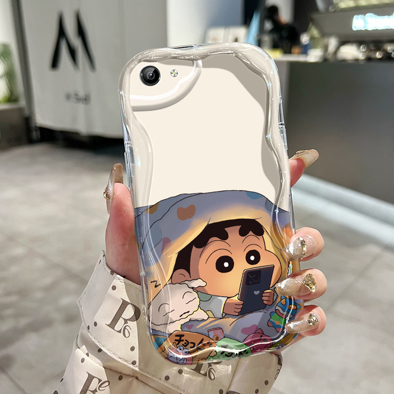 HP โทรศัพท์มือถือสําหรับ VIVO Y71 Y71i กรณีการ์ตูนนาฬิการูปแบบโทรศัพท์มือถือกรณีโทรศัพท์มือถือซิลิโค