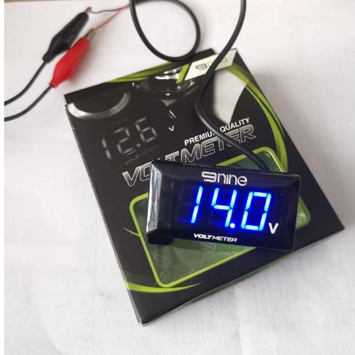 NINE LUMINOS LED VOLTMETER KOSO MODEL UNIVERSAL พร้อมการรับประกัน