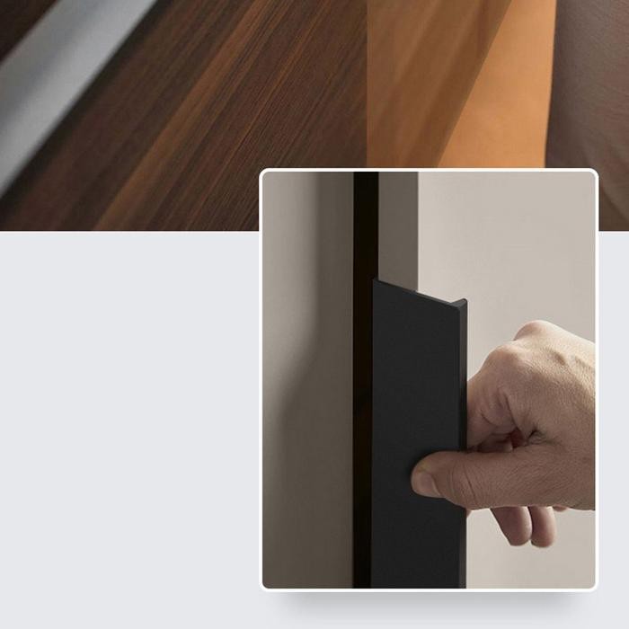 ด้ามยาว 100 ซม. ที่มองไม่เห็น ng Minimalist Cupboard Cupboard ประตูดึง ng Cupboard ประตู *
