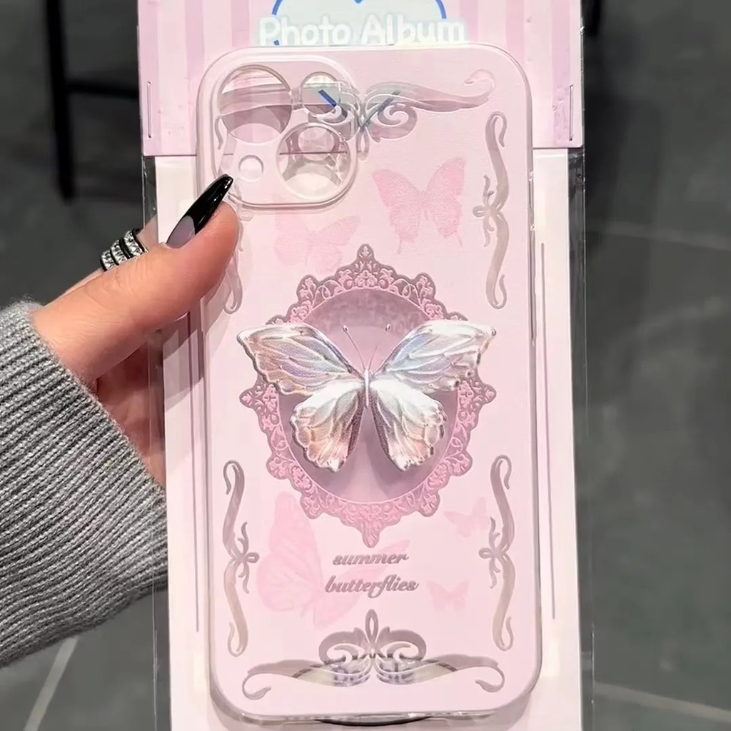 Butterfly Magic Mirror Anti Crack Casing Hp Infinix Smart 10 Plus Note 50 Pro Smart 9 Hot 60I 640 Pr
