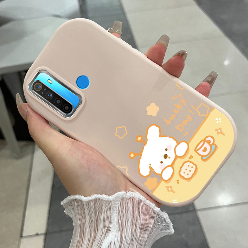 ปลอก HP สําหรับ Realme 5 5i 5s 6i C3 C3i กรณีปลอกป้องกันซิลิคอน HP ปลอก Happy Dog Cesing HP Softcase