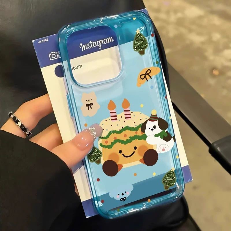 น่ารัก Puppy Cake Overseas Casing Hp Xiaomi 15T Pro M7 Plus C85 F7 14T Pro Poco C71 X7 Pro F7 Pro F7