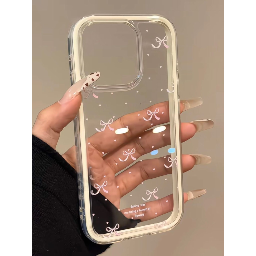 ล่าสุดริบบิ้นผีเสื้อปลอกIphone 11 13 15 Pro Max 17 Pro Max 17 Air Ip 14 15 16 Plus 7 8 Plus 7+ 8+ X 