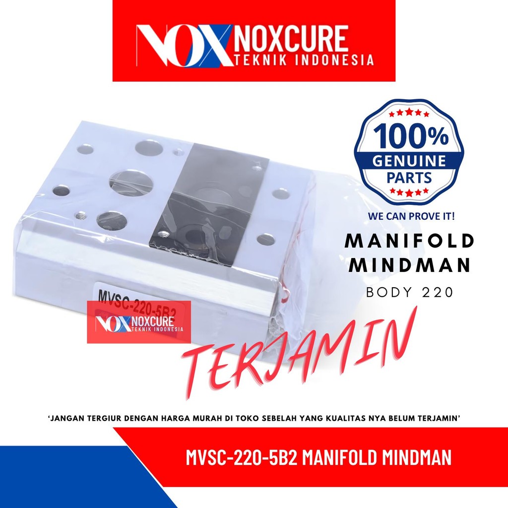 MVSC-220-5B2 MANIFOLD MINDMAN BODY 220 TYPE 2 ROWS