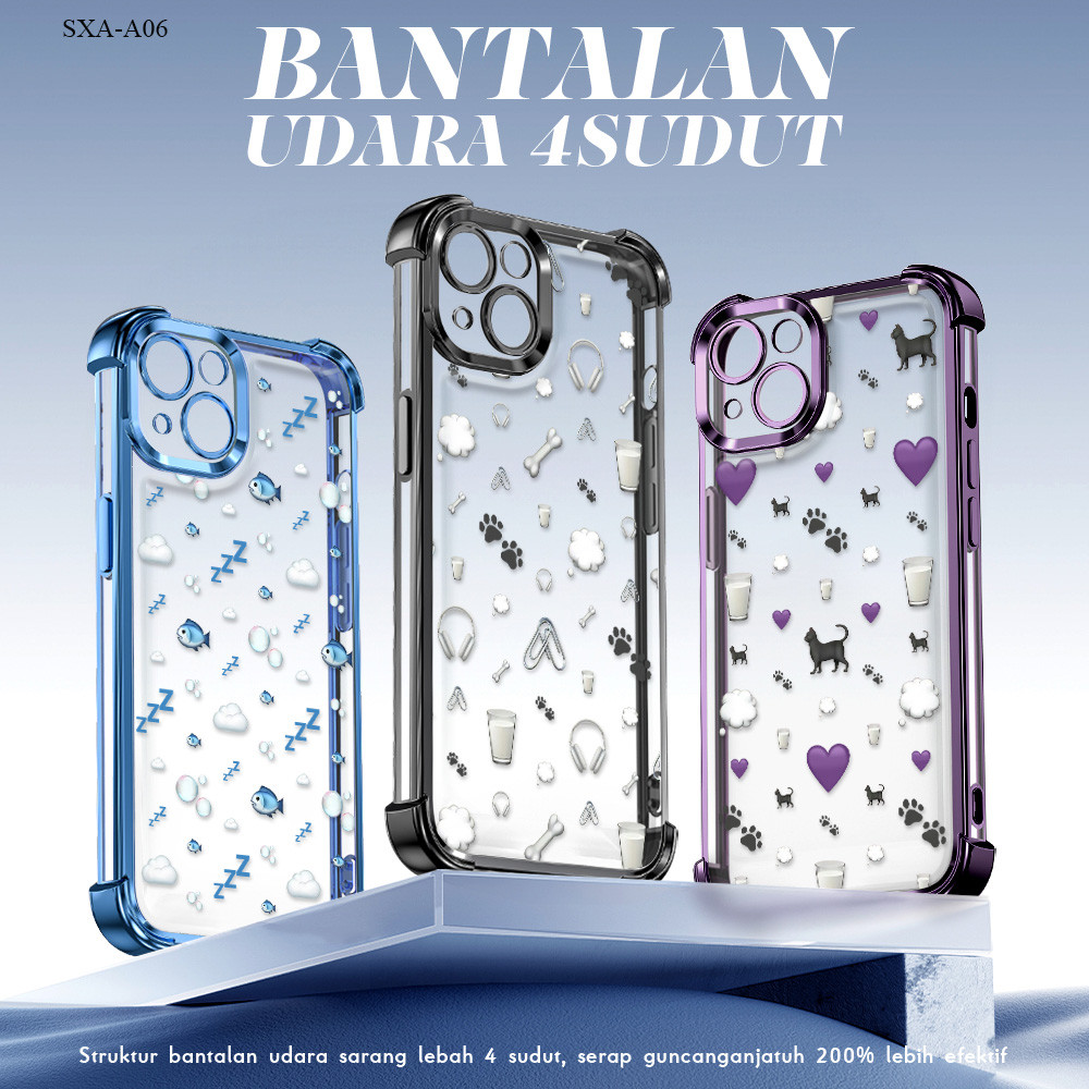 HP ใช้งานร่วมกับ Samsung Galaxy A06 A05 A05S A04 A04E A03S A03 A02S Layered Softcase เคสโทรศัพท์ปลอก