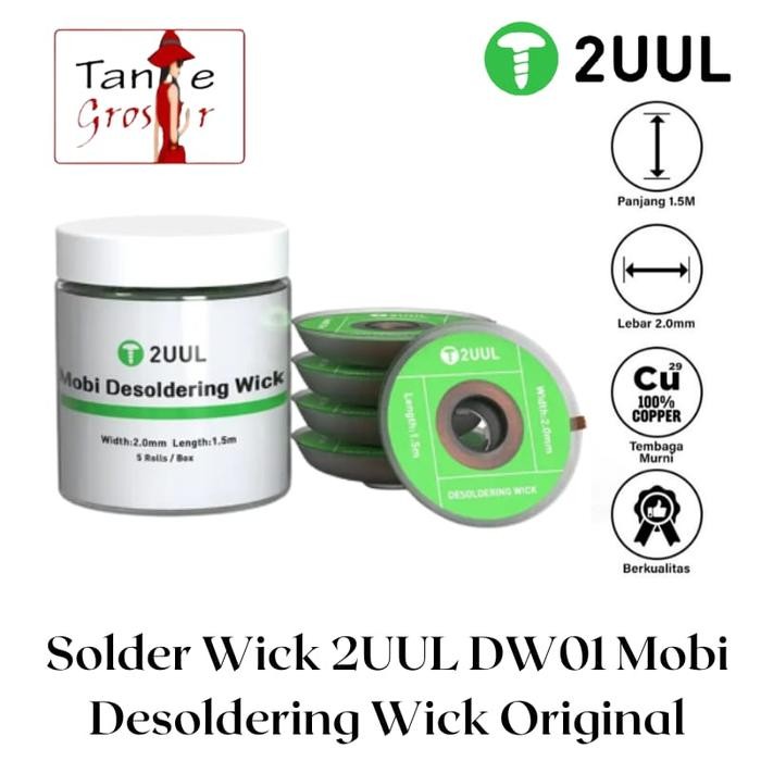 SOLDER WICK 2UUL DW01 MOBI TIN CLEANING TAPE DESOLDERING WICK
