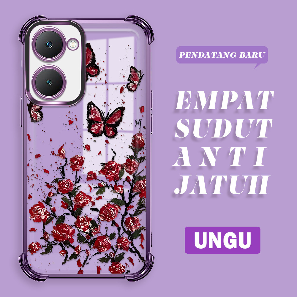 VIVO Y03 Y03T Y18 Y18E Y28S 5G แฟชั่น Soft Case Softcase Hp Casing Kesing D09 7-2 S3-0836