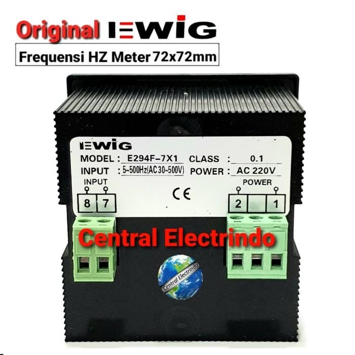 ความถี่ Hz Meter Digital Led E294F 72X72Mm 1Phase Ewig.