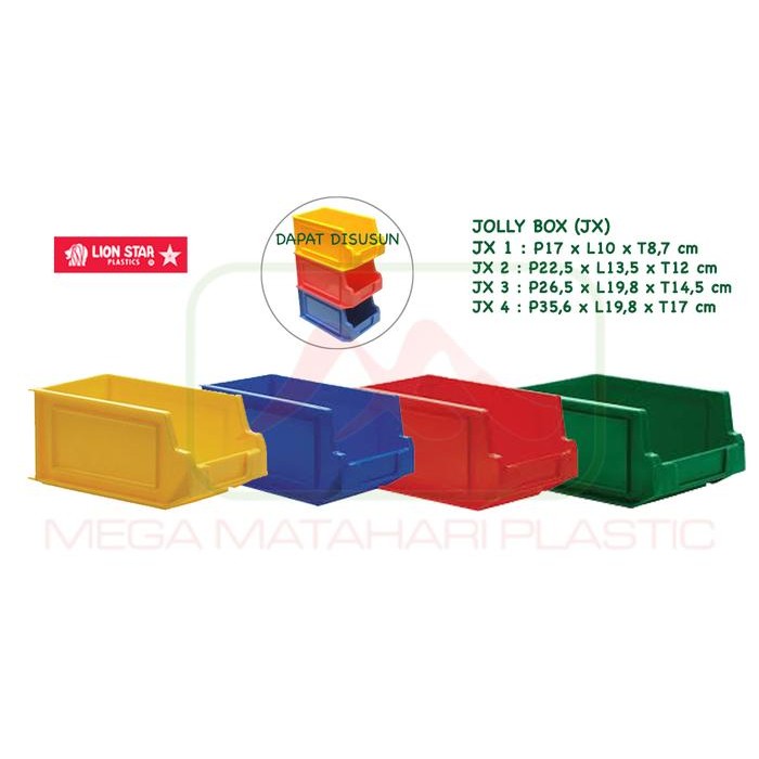 New Jolly Box 200 JX2 P22.5xW13.5xH12 Lion Star (เคสอะไหล่)