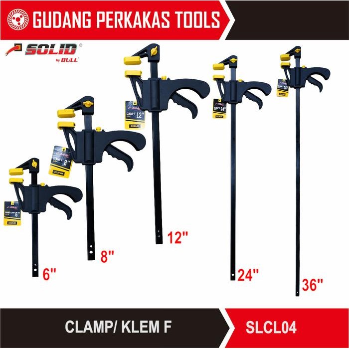 F CLAMP / F CLAMP 6" (150MM) QUICK RELEASE SOLID SLCL04-006