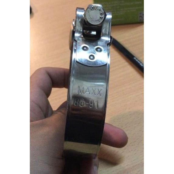 52-55MM STAINLESS CLAMP SUPERIOR HEAVY DUTY HOSE CLAMP SUPERIOR