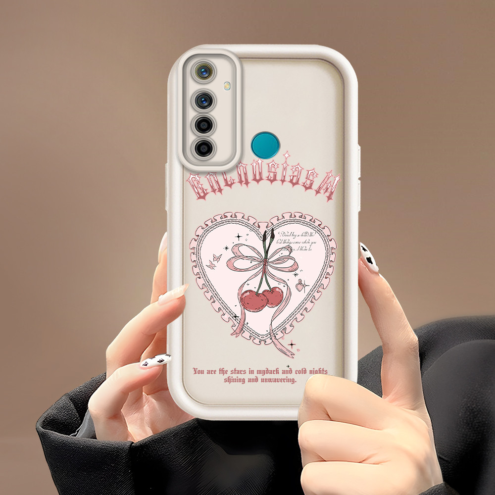 HPเคสโทรศัพท์สําหรับRealme 5 5i 5S 6iเคสโทรศัพท์ทนต่อการตกกรณีSoftcaseปลอกD09 S2-0130