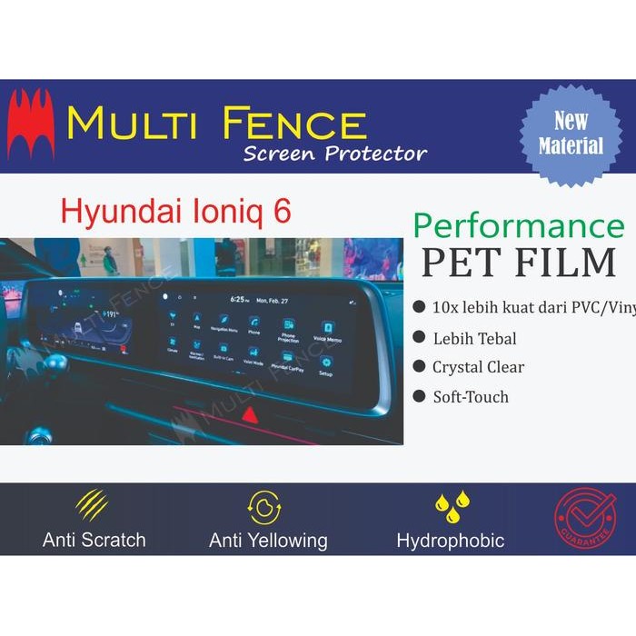 NEWEST ANTI-SCRATCH HEAD UNIT IONIQ 6