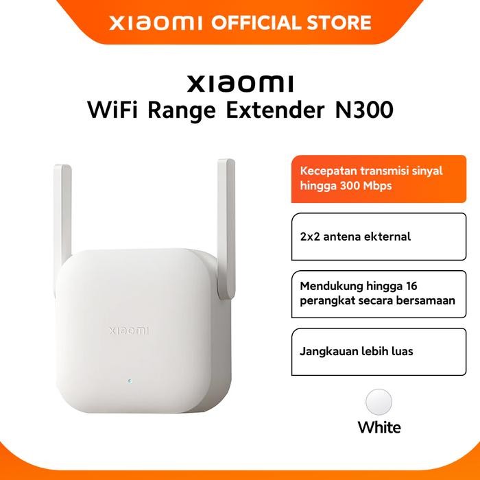 อย่างเป็นทางการ Xiaomi Wifi Range Extender N300 2x2 เสาอากาศภายนอก 300 Mbps
