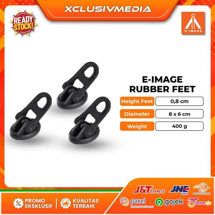 ชุดเท้ายาง E-Image F3 สําหรับกล้องขาตั้งกล้อง