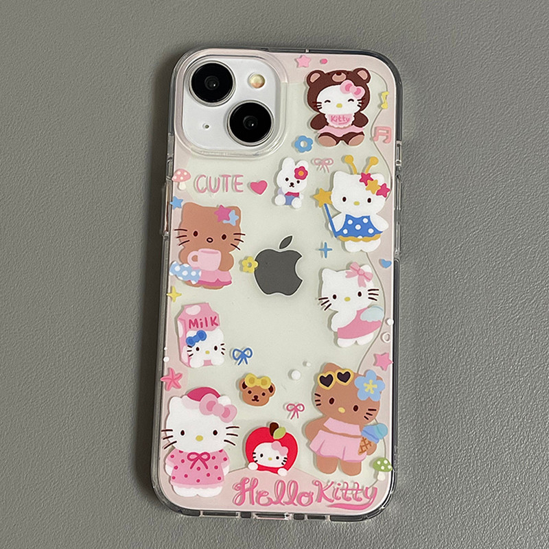 ที่ไม่ซ้ํากัน Halo Kitty Drop-Resistant Anti-Fungus กรณี Xiaomi Poco C71 X7 Pro F7 Ultra 14T Pro 15 