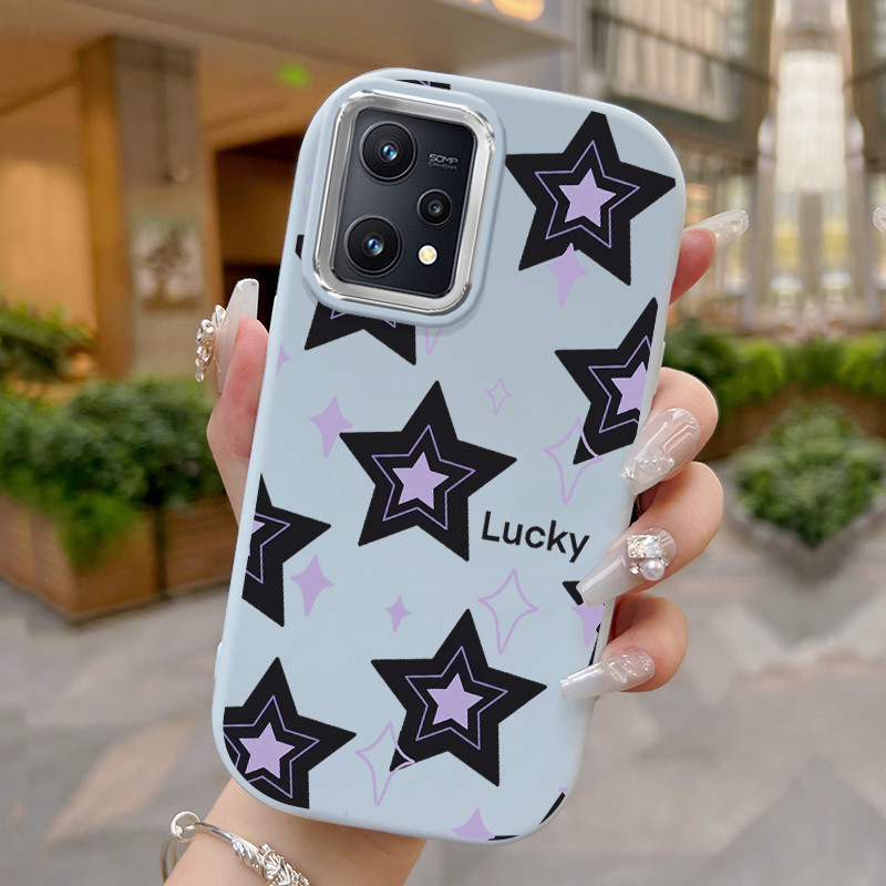 HPเคสโทรศัพท์สําหรับRealme 9 5G 9 Pro 5G V25 5Gกรณีแฟชั่นStar Softcase Cesing Soft Protectorซิลิโคนเ