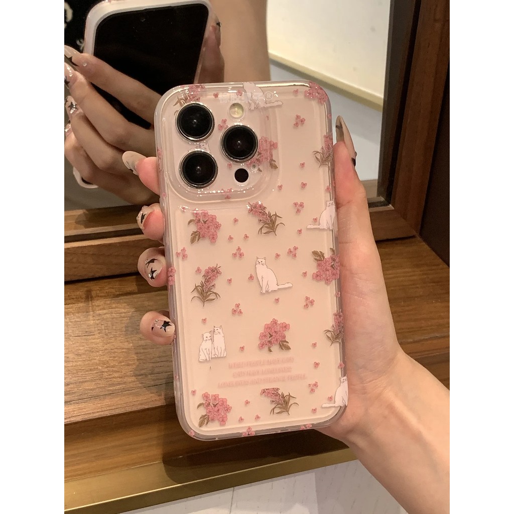 ความงามแมวดอกไม้ปลอก Hp Redmi 15 15C 13x14 4G 5G Pro Plus A5 14C 13C 13 M3 หมายเหตุ 8 9 10 9S 10S 11