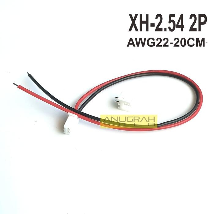 XH 2.54 2P Connector พร้อมสาย AWG22 XH Connector *
