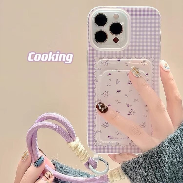 ผู้ถือบัตรดอกไม้น่ารักกรณี Hp Samsung A56 A15 A06 S25 Ultra A35 A16 A26 A55 5G A36 S25 S23 S22 Ultra