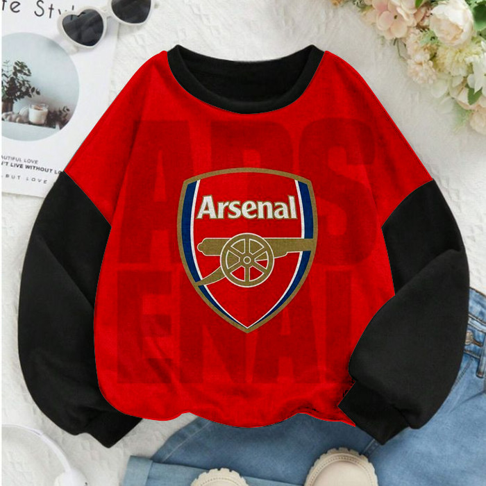 Arsenal Movie Animated Cartoon Super Hero S3 Crewneck Sweater Jacket พร้อมผ้าระเหิดสามารถปรับแต่งได้