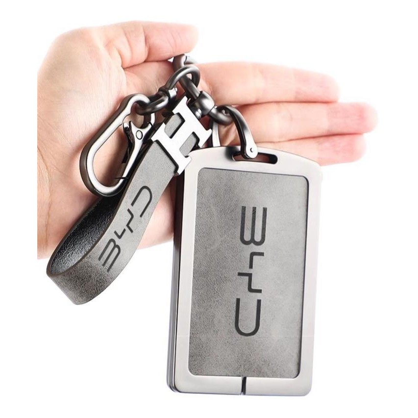 BYD Seal Atho 3 Dolphin EV Retro Metal Car NFC Card Case Car Card Case