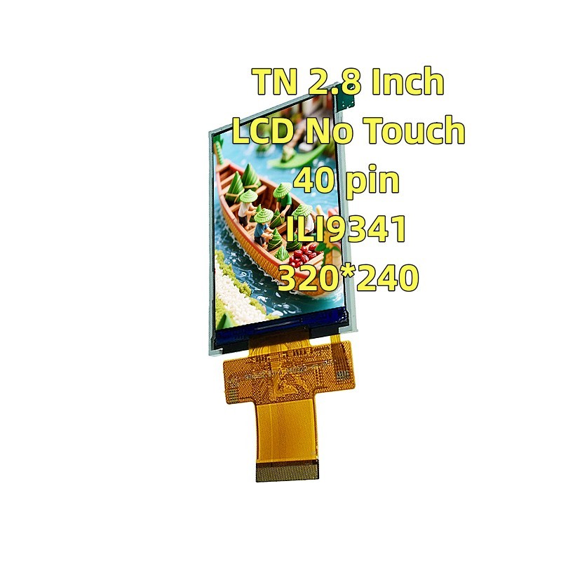 LCD ILI9341 2.8 ไม่มีหน้าจอสัมผัส 30*240 ปลั๊ก 40pin