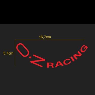 สติ๊กเกอร์ตัด OZ RACING 16CM