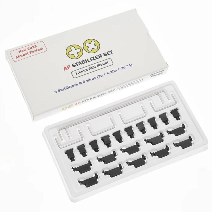 TX AP / เกือบสมบูรณ์แบบ Clip-In PCB Mount Stabilizer คีย์บอร์ดแบบกลไก Stabs