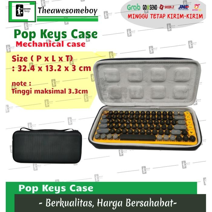 Logitech Pop Keys คีย์บอร์ด Hard Case Casing TKL Mechanical Hardcase Eva Cover
